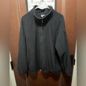 Love & Sports Women's Black Fleece Sweatshirt Size Xl